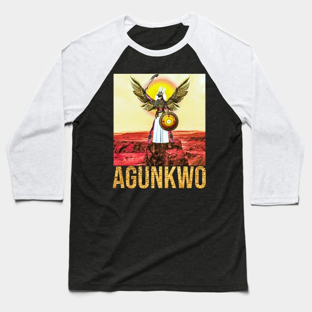 AGUNKWO / ORA / MONTU / HERU By SIRIUS UGO ART Baseball T-Shirt by uchenigbo